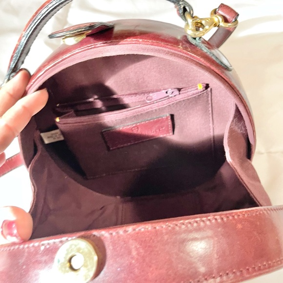 Eitenne Aigner Genuine Leather Bamboo Crossbody Bag - Picture 10 of 11